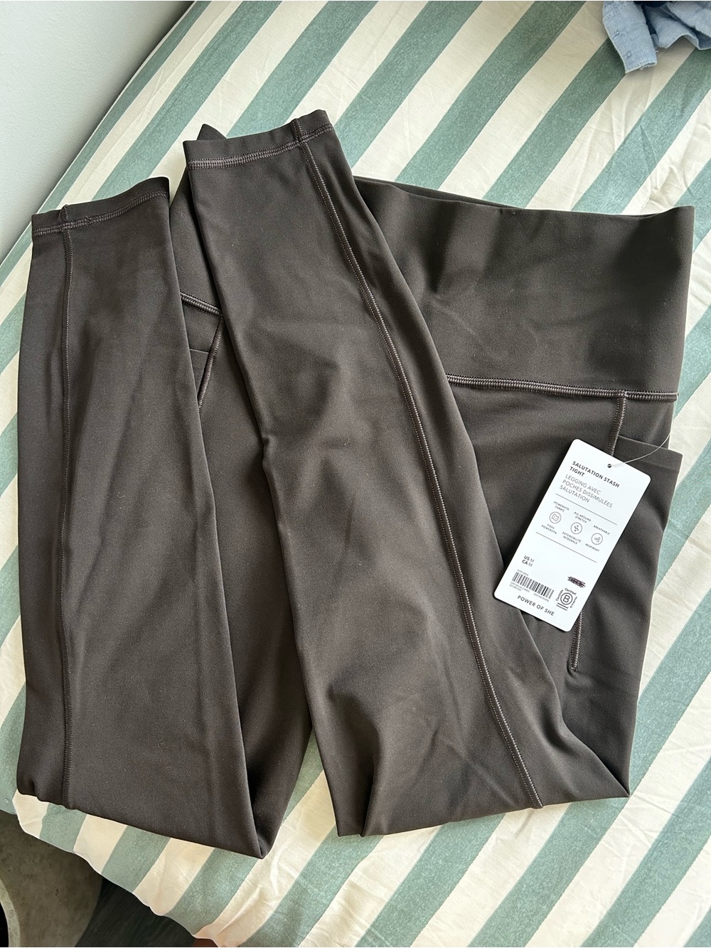 Athleta Dark Brown Active Leggings